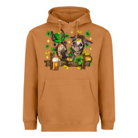 Meerkat St. Patrick's Day donkey Heavyweight Hoodie - Neo Western