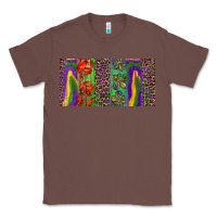 Chestnut Mardi gras brushstrokes crawfish fleur de lis Classic Tee - RanaPortraitStore