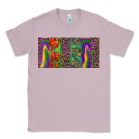 Lilac Mardi gras brushstrokes crawfish fleur de lis Classic Tee - RanaPortraitStore