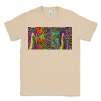 Mushroom Mardi gras brushstrokes crawfish fleur de lis Classic Tee - RanaPortraitStore
