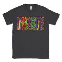 Smoke Mardi gras brushstrokes crawfish fleur de lis Classic Tee - RanaPortraitStore