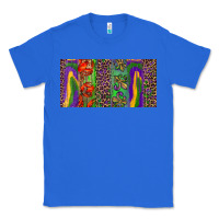 True Royal Mardi gras brushstrokes crawfish fleur de lis Classic Tee - RanaPortraitStore