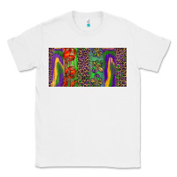 White Mardi gras brushstrokes crawfish fleur de lis Classic Tee - RanaPortraitStore