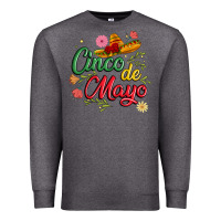 Charcoal Heather cinco de mayo Premium Sweatshirt - JahusDesignShop