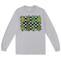 Moon Dust checkered trees Long Sleeve Tee - MaliasSmallBusiness