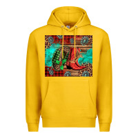 Lemon country boots and cowboy hat christmas Premium Hoodie - Jasminsmagicworld