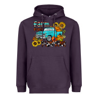 Plum farm fresh pumpkin Heavyweight Hoodie - CowhideDigitalArt