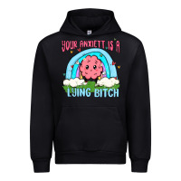 Black your anxıett is a lying bitch malia Urban Hoodie - MaliasSmallBusiness