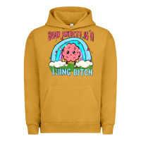 Pigment Peanut Butter your anxıett is a lying bitch malia Urban Hoodie - MaliasSmallBusiness