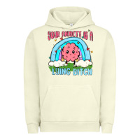 Pigment Pistachio your anxıett is a lying bitch malia Urban Hoodie - MaliasSmallBusiness