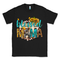 Black blessed mama with sunflowers Classic Tee - texasbilliewilder