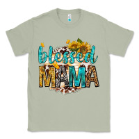 Matcha blessed mama with sunflowers Classic Tee - texasbilliewilder