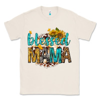 Natural blessed mama with sunflowers Classic Tee - texasbilliewilder