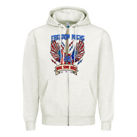 Oatmeal Heather freedom rocks make some noise Zipper Hoodie - texasbilliewilder