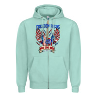 Seafoam freedom rocks make some noise Zipper Hoodie - texasbilliewilder