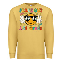 Antique Gold peace out 2024 1st grade Premium Sweatshirt - JahusDesignShop