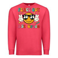 Cardinal peace out 2024 1st grade Premium Sweatshirt - JahusDesignShop