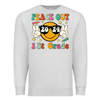 Dove Grey peace out 2024 1st grade Premium Sweatshirt - JahusDesignShop