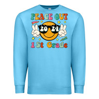 Ocean Blue peace out 2024 1st grade Premium Sweatshirt - JahusDesignShop