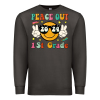 Smoke peace out 2024 1st grade Premium Sweatshirt - JahusDesignShop