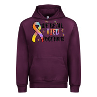 Mauve Wine we are all tied together Urban Hoodie - MaliasSmallBusiness
