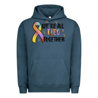 Pigment Midnight Navy we are all tied together Urban Hoodie - MaliasSmallBusiness