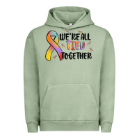 Pigment Oil Green we are all tied together Urban Hoodie - MaliasSmallBusiness
