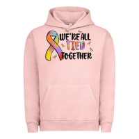 Pigment Salmon we are all tied together Urban Hoodie - MaliasSmallBusiness