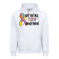 White we are all tied together Urban Hoodie - MaliasSmallBusiness