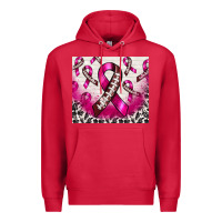 Cardinal breast cancer american football ribbon Premium Hoodie - NancyCooperArtShop