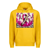 Lemon breast cancer american football ribbon Premium Hoodie - NancyCooperArtShop