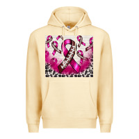 Pina Colada breast cancer american football ribbon Premium Hoodie - NancyCooperArtShop