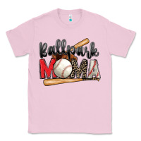 Bubblegum Pink ballpark mama baseball Classic Tee - Zillion Design Studio