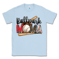Dusty Blue ballpark mama baseball Classic Tee - Zillion Design Studio