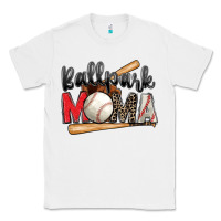 White ballpark mama baseball Classic Tee - Zillion Design Studio
