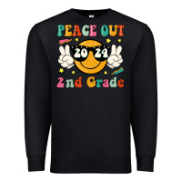 Black peace out 2024 2nd grade Premium Sweatshirt - JahusDesignShop