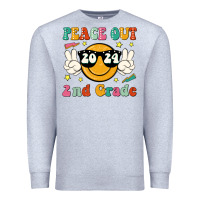 Heather Grey peace out 2024 2nd grade Premium Sweatshirt - JahusDesignShop