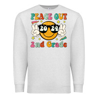 Oatmeal Heather peace out 2024 2nd grade Premium Sweatshirt - JahusDesignShop