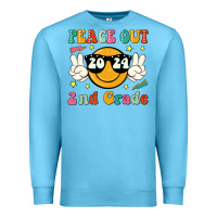 Ocean Blue peace out 2024 2nd grade Premium Sweatshirt - JahusDesignShop