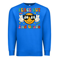 True Royal peace out 2024 2nd grade Premium Sweatshirt - JahusDesignShop
