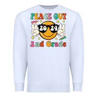 White peace out 2024 2nd grade Premium Sweatshirt - JahusDesignShop