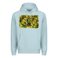 Blue Mist camouflage glitter background Premium Hoodie - RanaPortraitStore