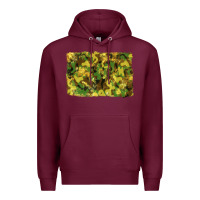 Burgundy camouflage glitter background Premium Hoodie - RanaPortraitStore