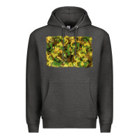 Charcoal Heather camouflage glitter background Premium Hoodie - RanaPortraitStore