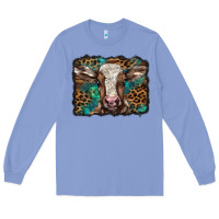 Colony Blue Christmas background baby calf Long Sleeve Tee - BarkalooDesign