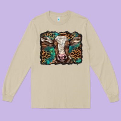 Christmas Background Baby Calf Long Sleeve Tee Designed By Barkaloodesign