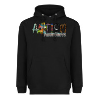 Black autism awareness Heavyweight Hoodie - SublimationCraftShop