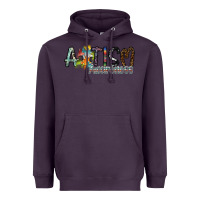 Plum autism awareness Heavyweight Hoodie - SublimationCraftShop