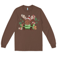 Chestnut christmas reindeer Long Sleeve Tee - MaliasSmallBusiness