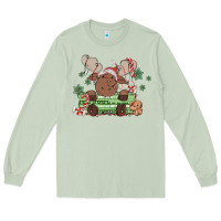 Matcha christmas reindeer Long Sleeve Tee - MaliasSmallBusiness